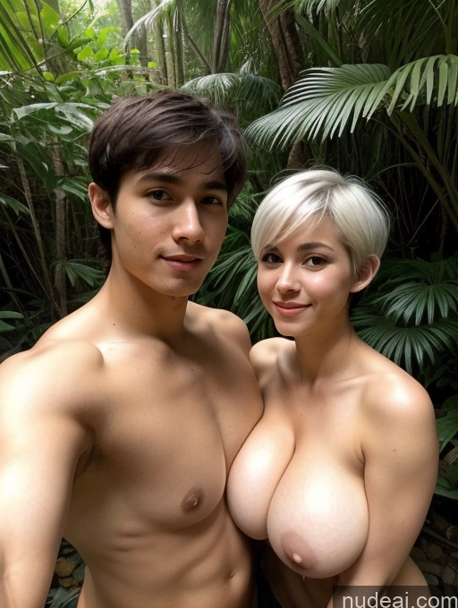 related ai porn images free for Woman + Man Several Huge Boobs Short Perfect Body 18 Sexy Face White Hair Short Hair German Soft Anime Jungle Front View Yoga Nude Topless