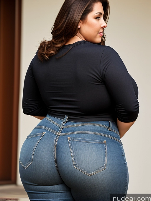 related ai porn images free for Woman Busty Huge Boobs Big Ass Thick Chubby Fat Big Hips Back View Bending Over Boots