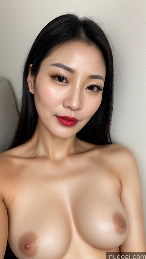 related ai porn images free for Woman One Beautiful Lipstick Black Hair Close-up View Detailed Small Tits Korean 40s Slicked