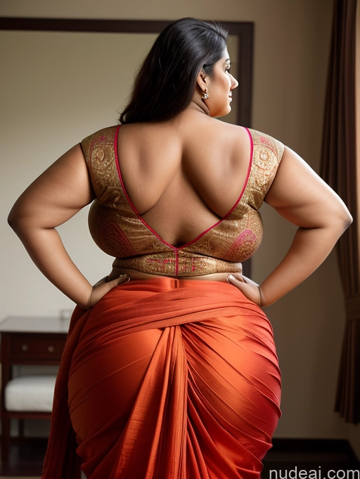 related ai porn images free for Woman Busty Huge Boobs Big Ass Thick Chubby Fat Big Hips Back View Bending Over Sari