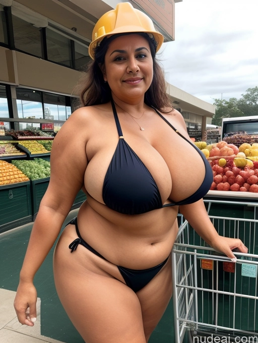 related ai porn images free for Milf One Busty Huge Boobs Thick Tanned Skin Front View Microkini Thong Grocery 80s Indian Chubby Construction Worker