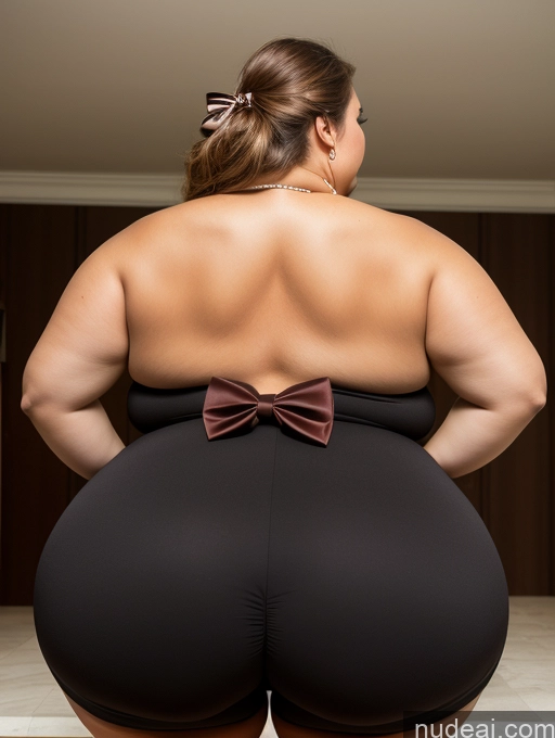 related ai porn images free for Woman Busty Huge Boobs Big Ass Thick Chubby Fat Big Hips Back View Bending Over Bow Tie