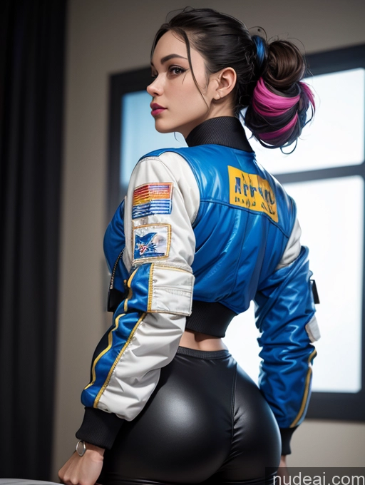 related ai porn images free for Blouse Bomber Race Driver Sci-fi Armor Space Suit Alternative Back View