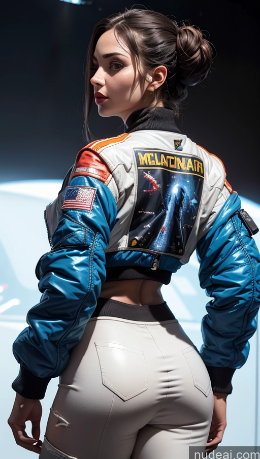 related ai porn images free for Blouse Bomber Race Driver Sci-fi Armor Space Suit Alternative Back View