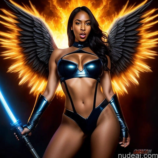 related ai porn images free for Perfect Body 30s Angel Partially Nude Science Fiction Style Israel Superheroine Powering Up Heat Vision Dynamic View Perfect Boobs Small Tits Straight Hell Transparent Laughing Ahegao Sexy Face Abs African Sci-fi Armor