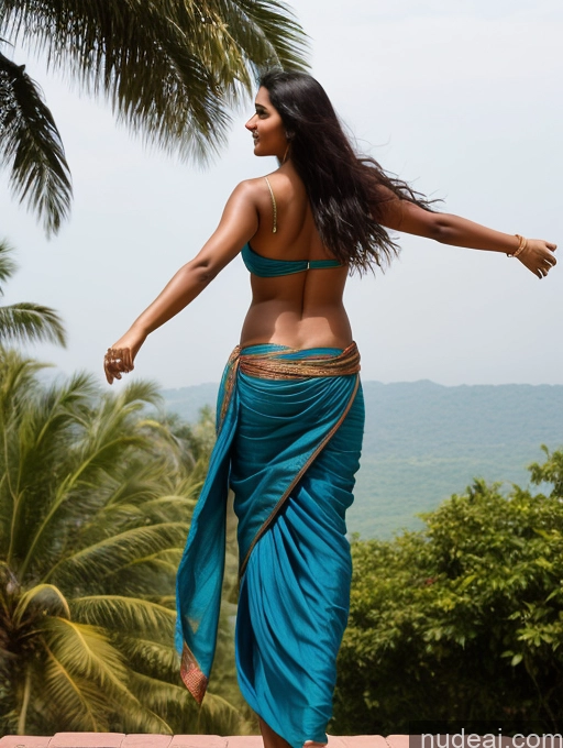 related ai porn images free for Indian Sari Several 20s Busty Topless Jumping Back View