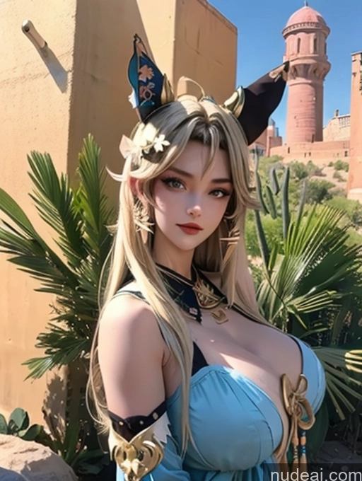 related ai porn images free for Woman Huge Boobs Beautiful Muscular Big Ass Abs Tall 30s Detailed Kirara: Genshin Impact Cosplayers Desert MuQingQing Nightgown