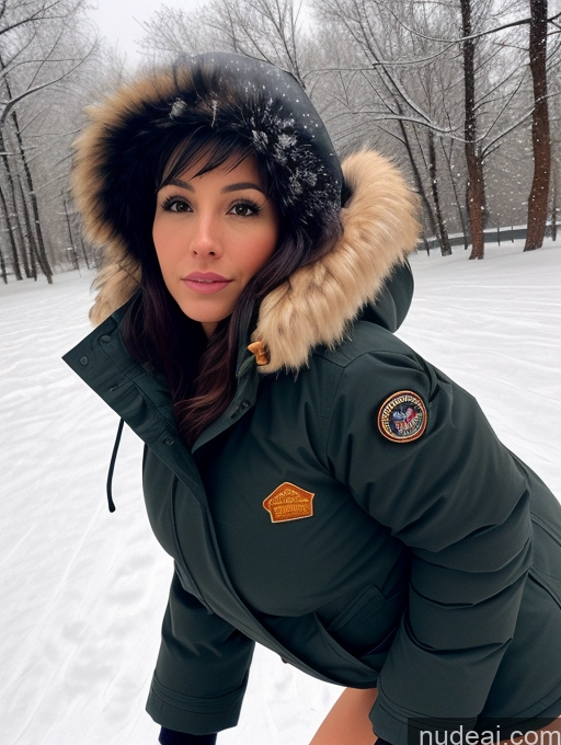 related ai porn images free for Woman One Pubic Hair Small Ass 30s Sexy Face Black Hair Native American Snow Small Tits Parka