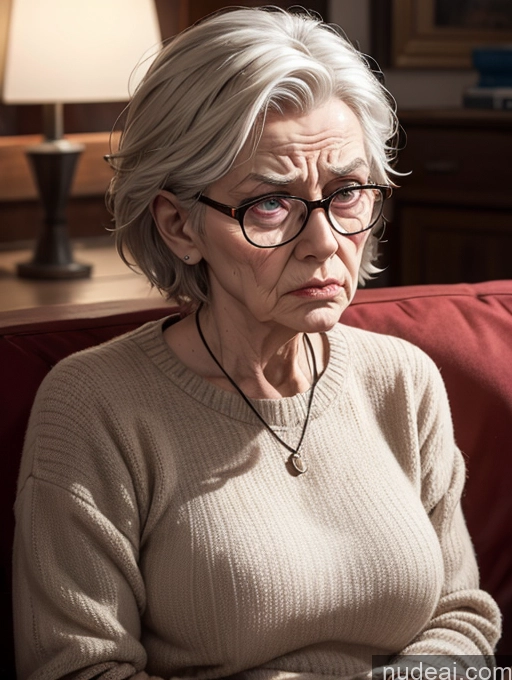 related ai porn images free for 80s Czech Skinny Glasses Angry Casual Couch