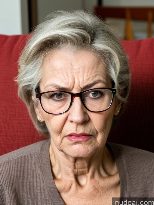 related ai porn images free for 80s Czech Skinny Glasses Casual Couch Angry Sexy Face