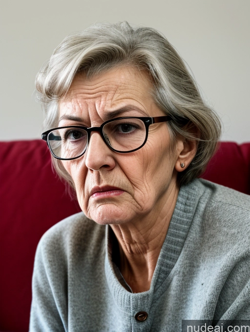 related ai porn images free for 80s Czech Skinny Glasses Casual Couch Angry