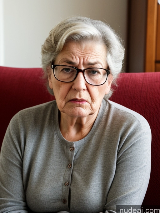 related ai porn images free for 80s Czech Glasses Casual Angry Couch Close-up View