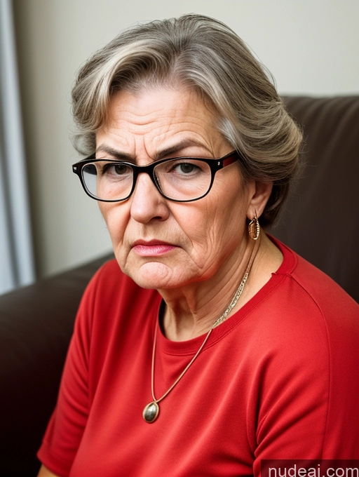 related ai porn images free for 80s Czech Glasses Casual Couch Close-up View Angry Sexy Face