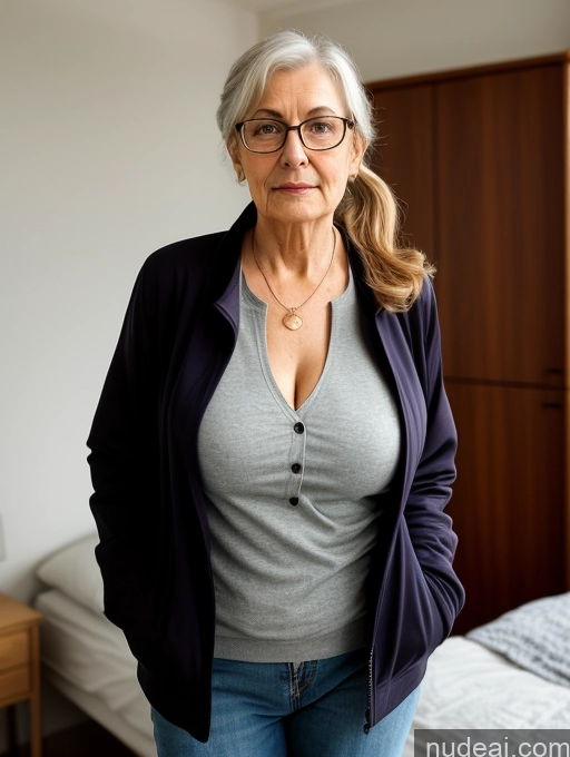 related ai porn images free for 80s Czech Glasses Casual Bedroom Sad Skinny Ponytail Jacket Perfect Boobs Busty Professor