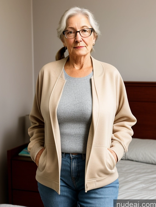 related ai porn images free for 80s Czech Glasses Casual Bedroom Sad Skinny Ponytail Jacket Perfect Boobs Busty Professor