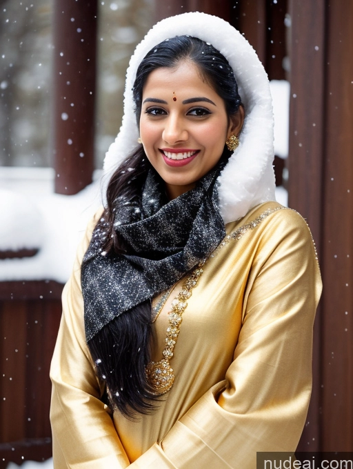 related ai porn images free for Happy Black Hair Long Hair Front View Gold Jewelry Woman Indian Sari 20s Long Legs Snow