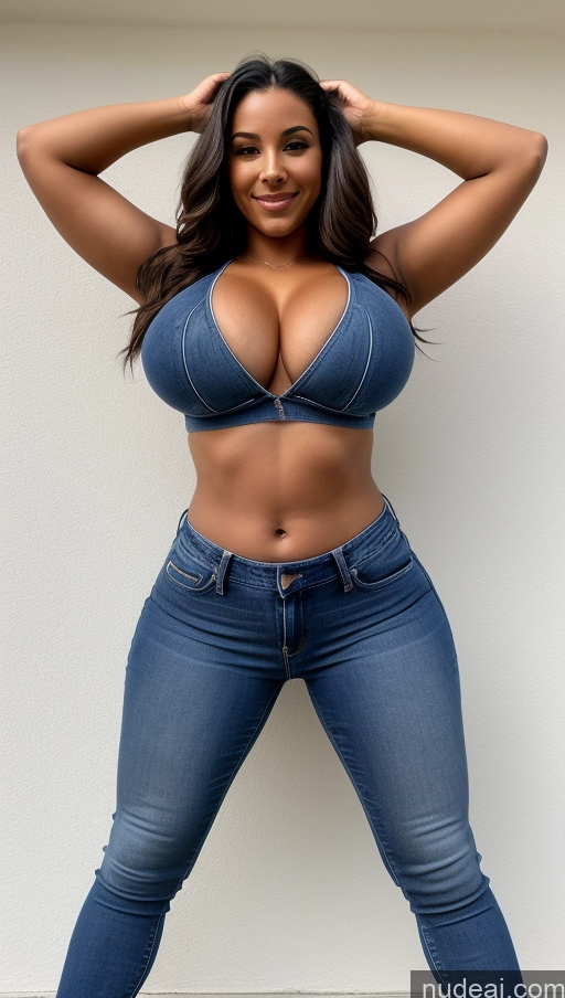 related ai porn images free for Athlete Perfect Boobs Big Hips Big Ass Jeans Front View