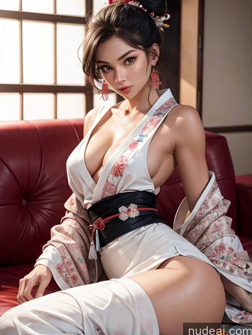 related ai porn images free for Japanese 30s Tanned Skin White Hair Hair Bun Beautiful Muscular Perfect Body Soft Anime Front View Stylish Kimono Jewelry Model Seductive Sexy Face Dress Traditional Small Ass Busty Couch Big Hips Long Skirt Detailed Bright Lighting