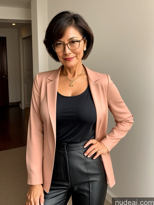 related ai porn images free for Milf Perfect Boobs Beautiful Glasses Perfect Body 60s Seductive Pixie Chinese Party Blouse Casual Jacket Professor Secretary Shirt Stylish Suit Cleavage Detailed Sexy Face