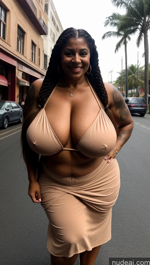 related ai porn images free for Milf Busty Huge Boobs Beautiful Tattoos Muscular Big Ass Thick Fat Big Hips Tall Dark Skin 50s Laughing Ginger Braided Indian Front View T-pose Bikini Long Skirt Dark Lighting Sexy Face Street