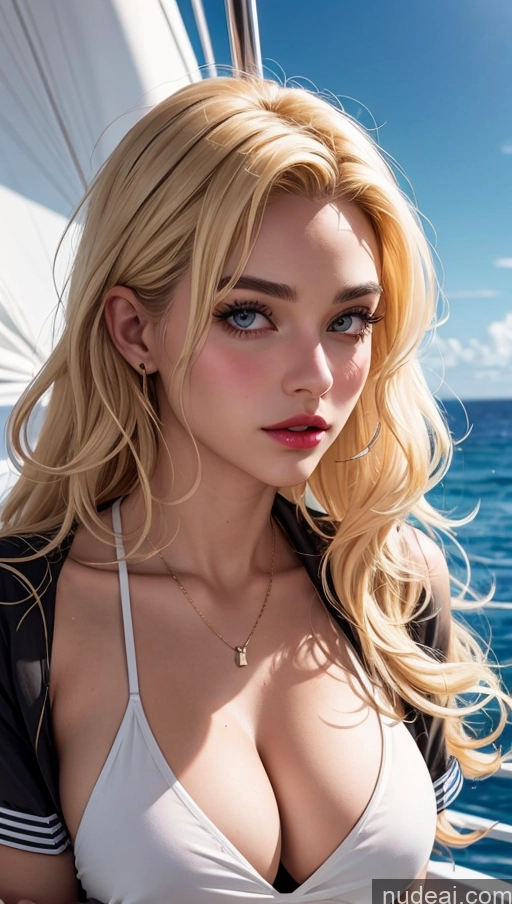 related ai porn images free for 18 Polo Yacht Blonde Messy Arabic Lipstick Illustration Close-up View