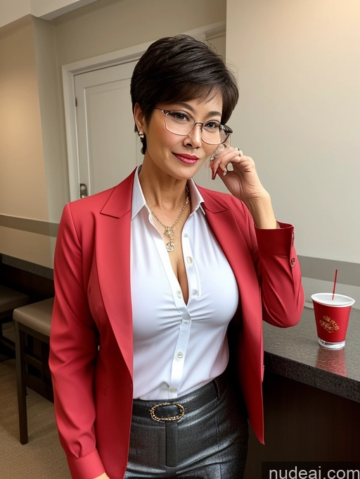 related ai porn images free for Milf Perfect Boobs Beautiful Glasses Perfect Body 60s Seductive Pixie Chinese Party Blouse Casual Jacket Professor Secretary Shirt Stylish Suit Cleavage Detailed Sexy Face