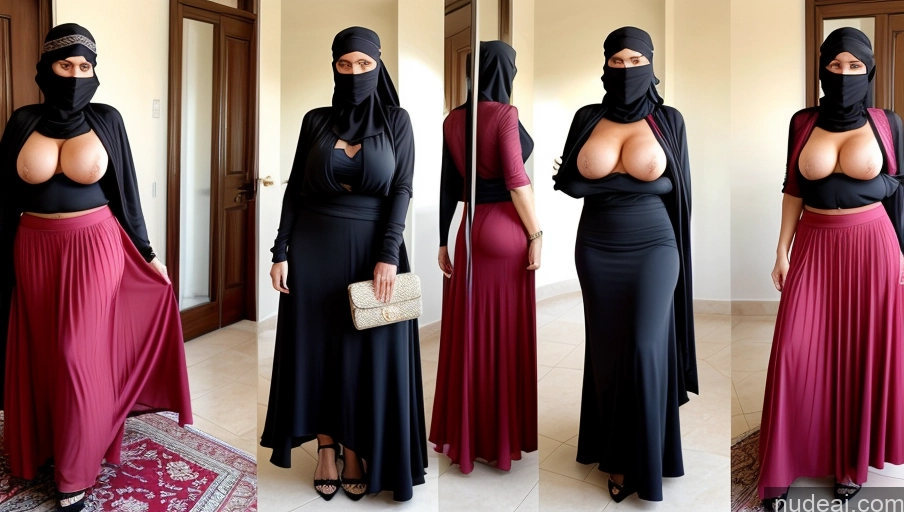 related ai porn images free for Milf Beautiful Lipstick Perfect Body Skinny Perfect Boobs Busty 30s Sexy Face Arabic Niqab One Long Skirt