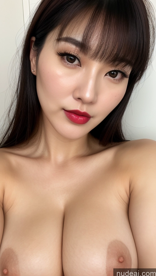 related ai porn images free for Woman One Perfect Boobs Beautiful Lipstick Thick Fairer Skin 30s Black Hair Korean Close-up View Detailed Bangs