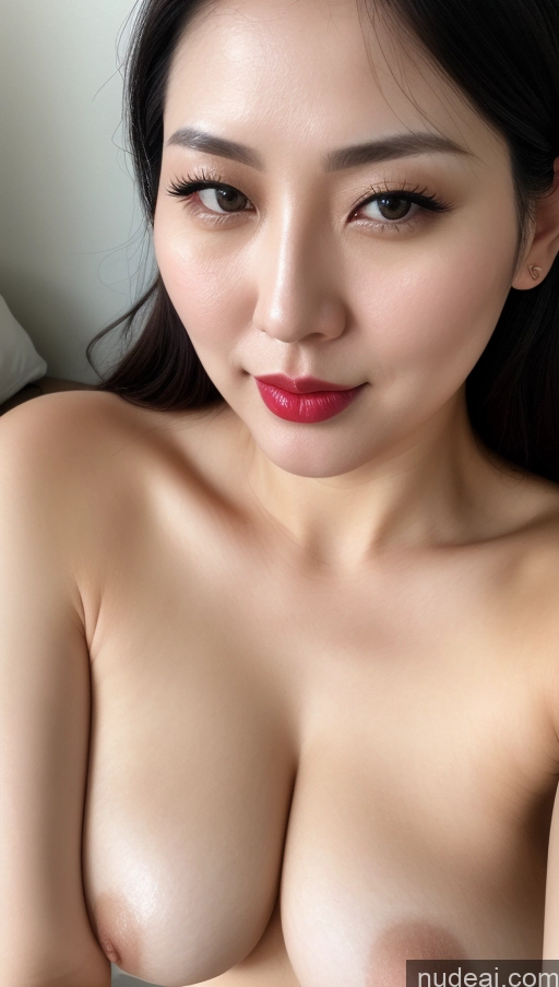 related ai porn images free for Woman One Perfect Boobs Beautiful Lipstick Thick Fairer Skin 30s Black Hair Slicked Korean Close-up View Detailed