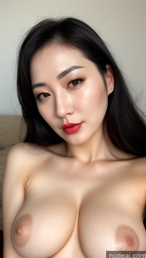 related ai porn images free for Woman One Perfect Boobs Beautiful Lipstick Thick Fairer Skin 30s Black Hair Slicked Korean Close-up View Detailed