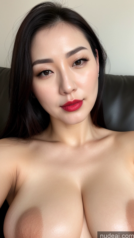 related ai porn images free for Woman One Perfect Boobs Beautiful Lipstick Thick Fairer Skin 30s Black Hair Slicked Korean Close-up View Detailed