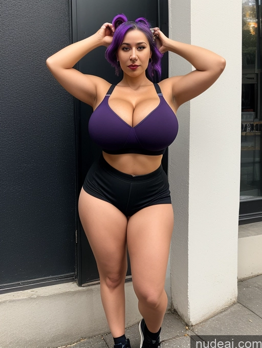 related ai porn images free for Milf One Busty Huge Boobs Big Ass Thick Big Hips 20s Sexy Face Purple Hair Pigtails Asian Street Front View Daisy Dukes Sports Bra Cleavage Bright Lighting Goth