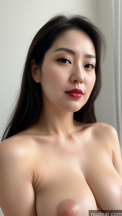 related ai porn images free for Woman One Perfect Boobs Beautiful Lipstick Thick Fairer Skin 30s Black Hair Slicked Korean Close-up View Detailed