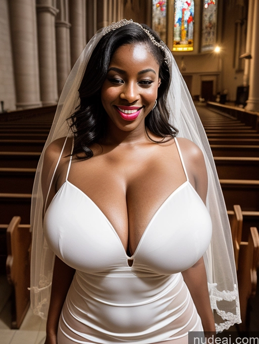 related ai porn images free for Model Busty Huge Boobs Lipstick Dark Skin 20s Orgasm Black Hair Straight Church Front View Wedding Partially Nude Topless Transparent Gold Jewelry Black Happy