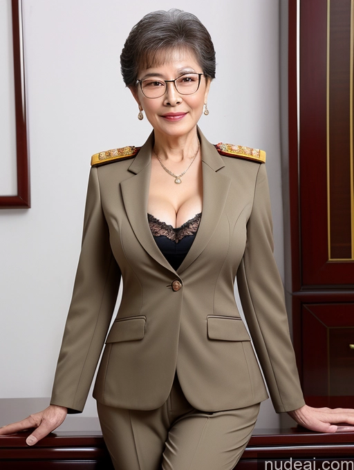 related ai porn images free for Woman Busty Small Tits Glasses Pubic Hair Fairer Skin 70s Chinese Cleavage Military Suit