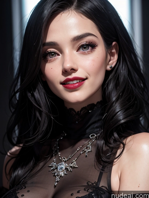 related ai porn images free for Black Hair Long Hair White Close-up View Goth 18 Laughing Happy