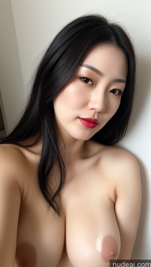 related ai porn images free for Woman One Perfect Boobs Beautiful Lipstick Thick Fairer Skin 30s Black Hair Slicked Korean Close-up View Detailed