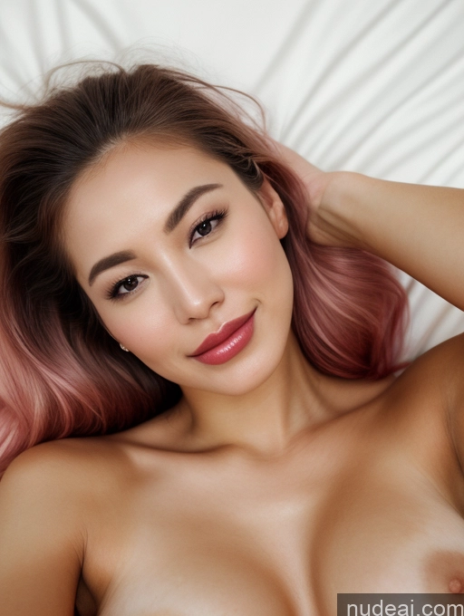 related ai porn images free for Miss Universe Model One Perfect Boobs Small Tits Beautiful Lipstick Perfect Body Fairer Skin 20s Happy Pink Hair Long Hair Bedroom Skin Detail (beta) On Back Nude Detailed Japanese