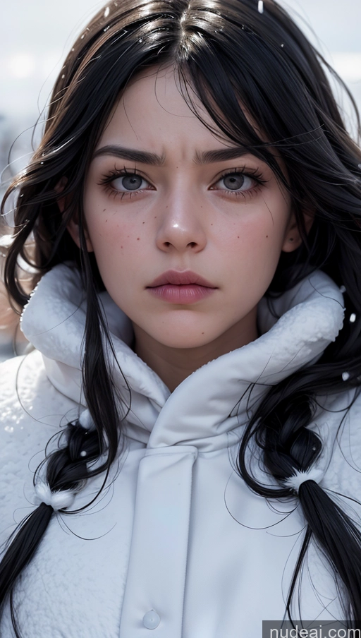 related ai porn images free for Black Hair Long Hair Sad White Snow Superhero Serious