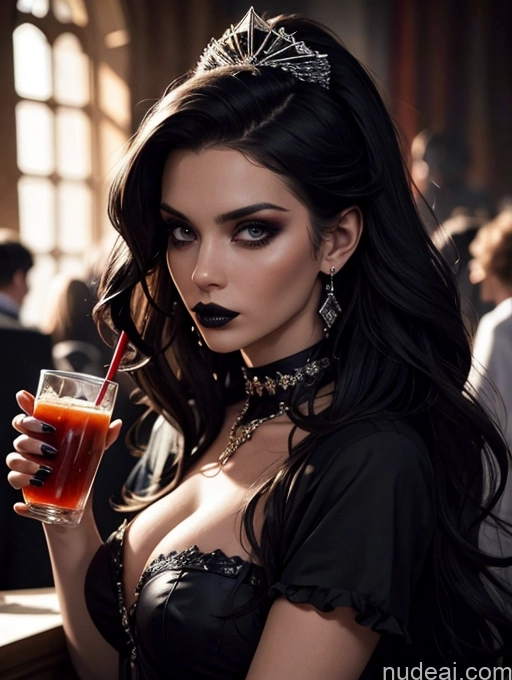 related ai porn images free for Goth Serious Party Miss Universe Model