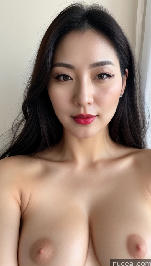 related ai porn images free for Woman One Perfect Boobs Beautiful Lipstick Thick 30s Black Hair Slicked Korean Close-up View Detailed Fairer Skin