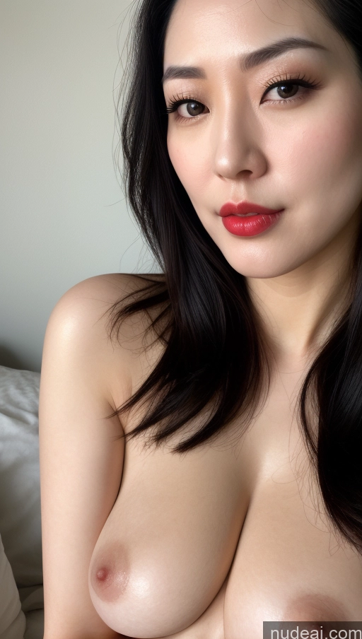 related ai porn images free for Woman One Perfect Boobs Beautiful Lipstick Thick 30s Black Hair Slicked Korean Close-up View Fairer Skin Detailed