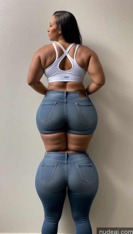 ai nude image of araffe butt lifter in jeans showing off her butt pics of Athlete Big Ass Big Hips Jeans