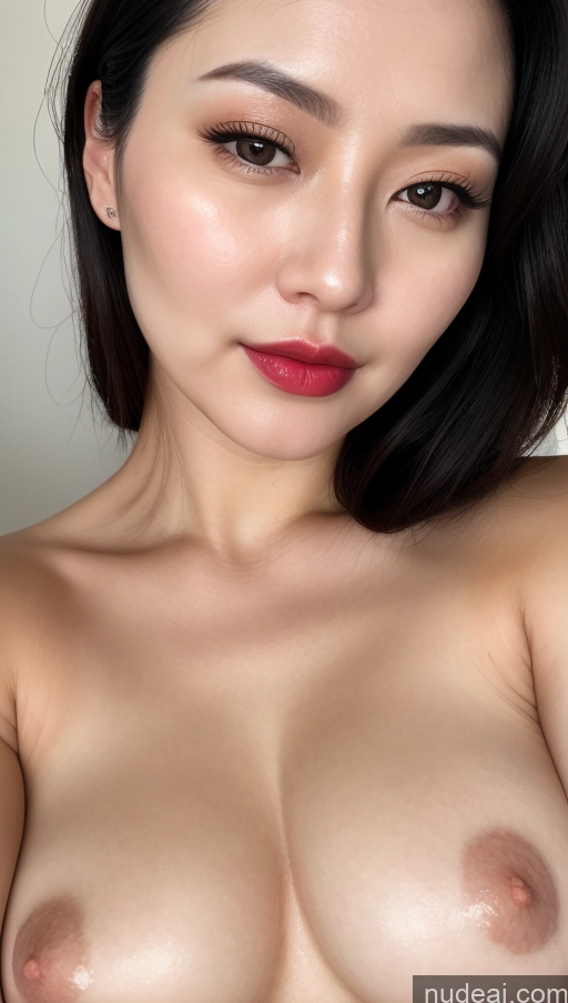 related ai porn images free for Woman One Perfect Boobs Beautiful Lipstick Thick 30s Black Hair Slicked Korean Close-up View Fairer Skin Detailed