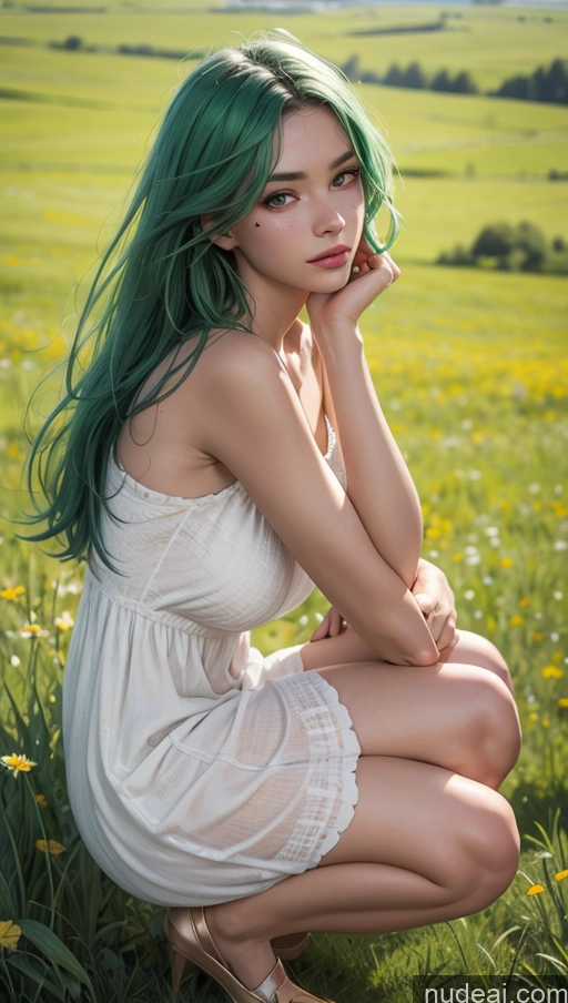 related ai porn images free for Sundress Close-up View Detailed Skin Detail (beta) Meadow Green Hair Squatting Straight