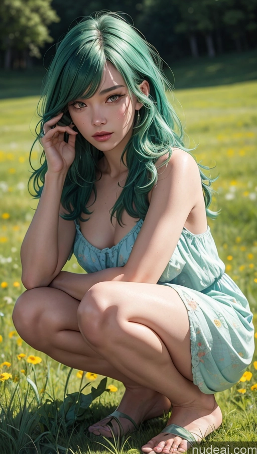 related ai porn images free for Sundress Close-up View Detailed Skin Detail (beta) Meadow Green Hair Squatting Straight