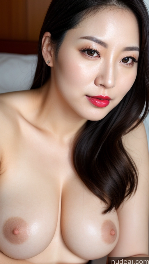 related ai porn images free for Woman One Perfect Boobs Beautiful Lipstick Thick Fairer Skin 30s Black Hair Slicked Korean Close-up View Detailed