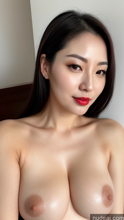 related ai porn images free for Woman One Perfect Boobs Beautiful Lipstick Thick Fairer Skin 30s Black Hair Slicked Korean Close-up View Detailed