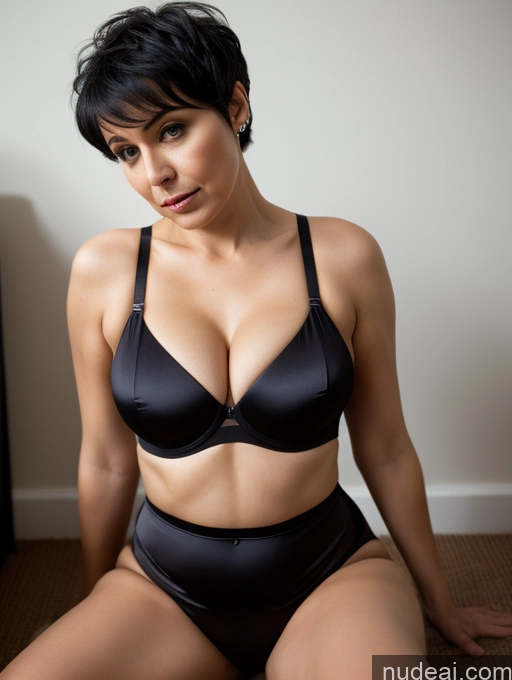 related ai porn images free for Black Hair Bra Satin Transparent Simple 70s Sad Pixie Big Ass Busty Big Hips Squatting Bedroom