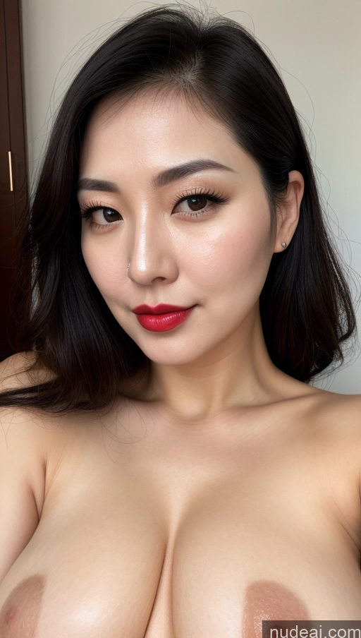 related ai porn images free for Woman One Perfect Boobs Beautiful Lipstick Thick Fairer Skin 30s Black Hair Slicked Korean Close-up View Detailed